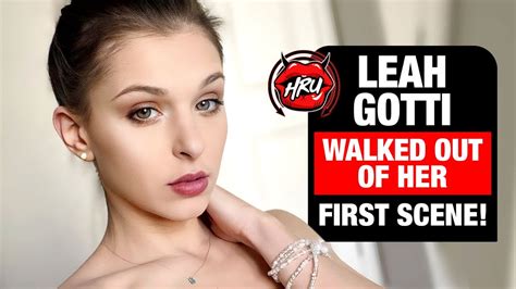 leah gotty|Leah Gotti Walked Out of Her FIRST Scene! .